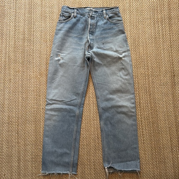 RE/DONE Levi’s reconstructed jeans size 26 - Picture 3 of 13